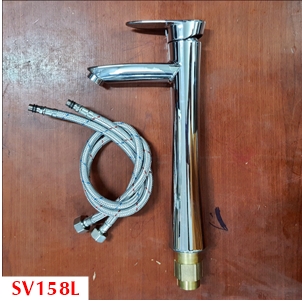 Vòi Lavabo SV158L Đồng Mạ Crom