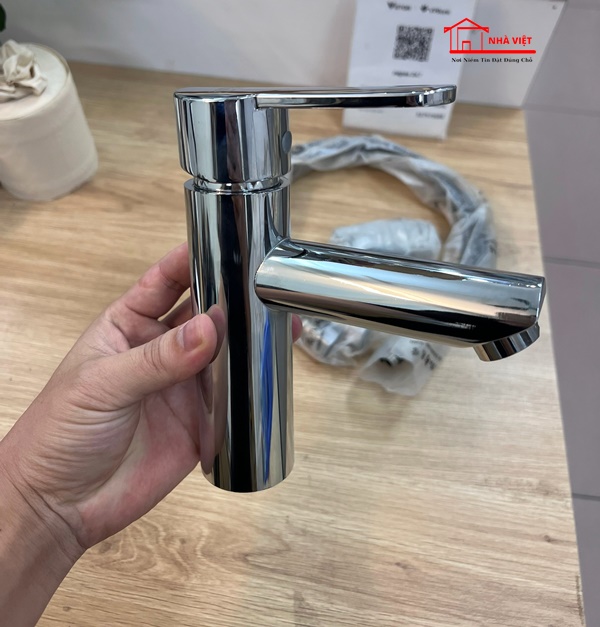 Vòi Lavabo Cắm Chậu Tay Dẹt TQ VB-10