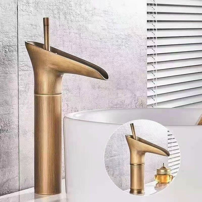 Vòi máng đồng cao 30cm dùng cho chậu đá giá chỉ 1250k
