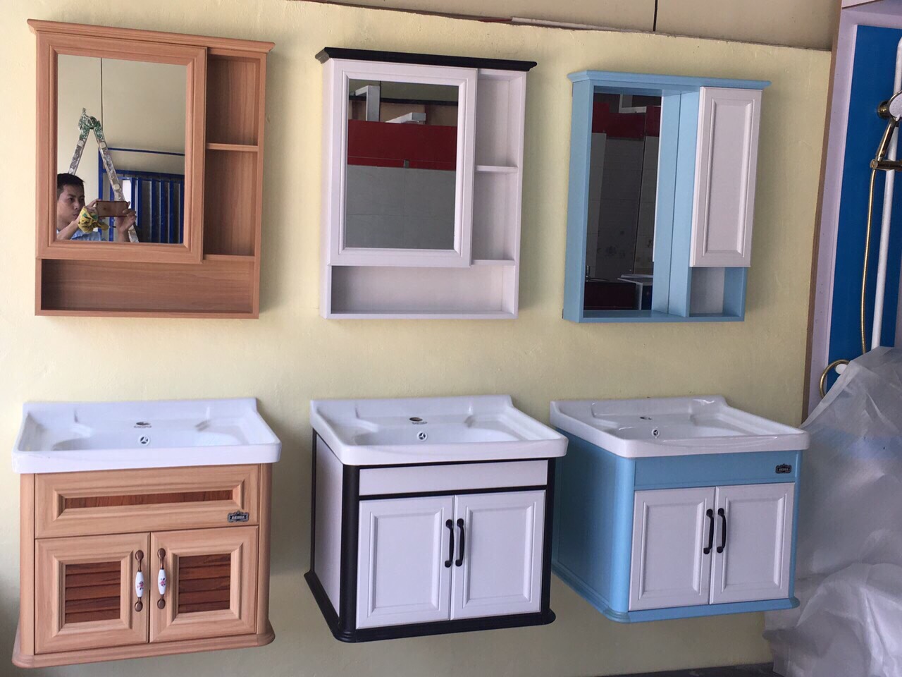 Các mẫu tủ chậu nhựa kích thước 47×60 cm giá chỉ 3310k/bộ