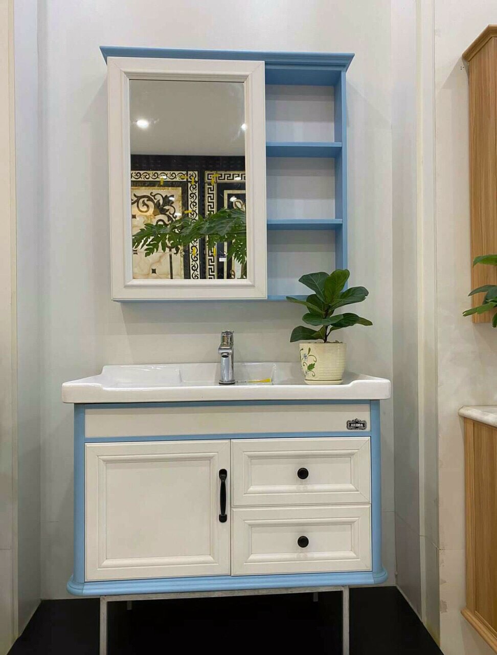 Các mẫu tủ chậu nhựa kích thước 47×80 cm giá chỉ 4010k