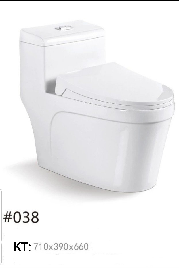 Bệt liền khối Trung Quốc dáng lùn tròn mã #038