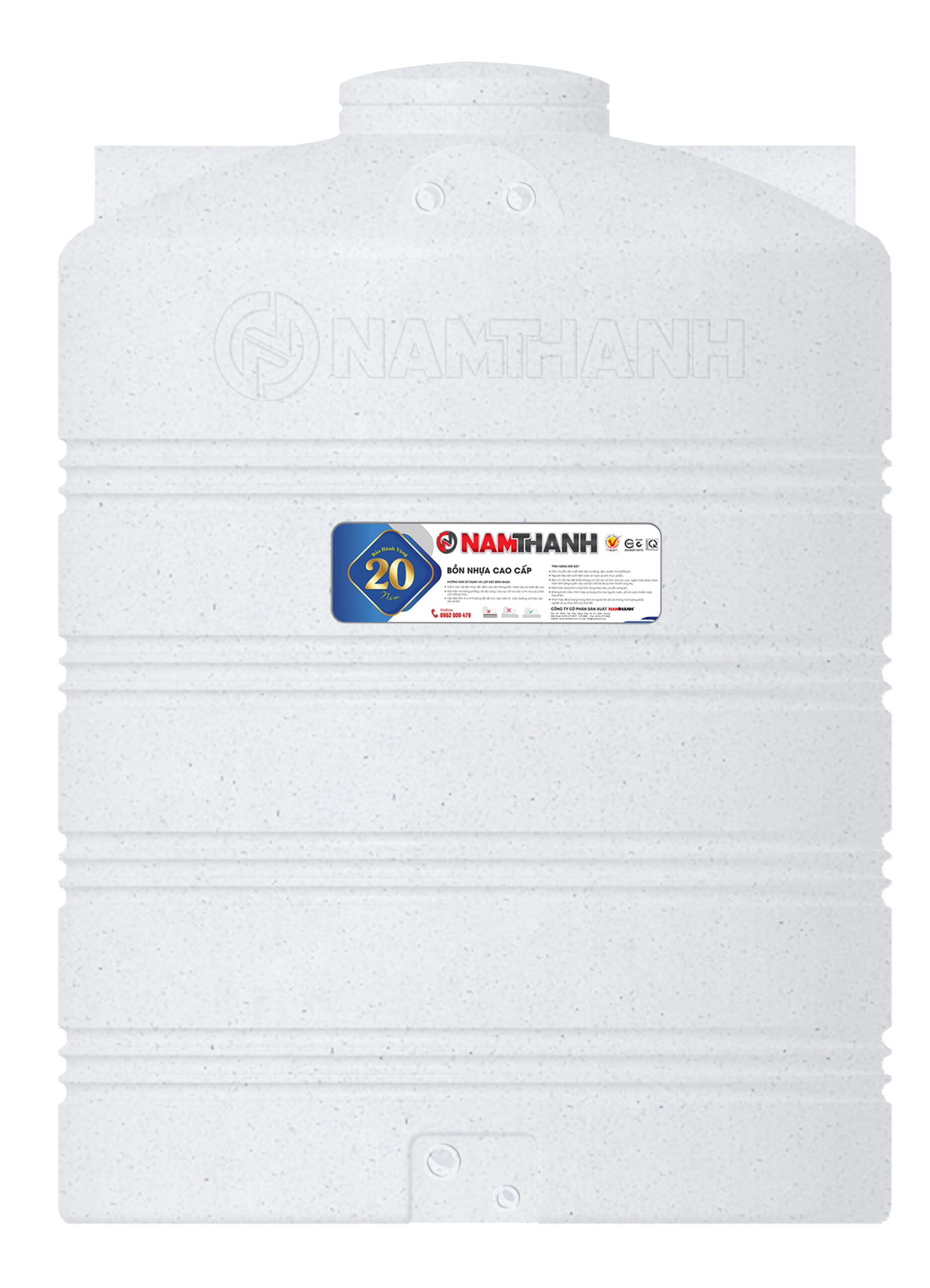 Bồn Nước Nhựa Cao Cấp 500 Lít Đứng Nam Thành
