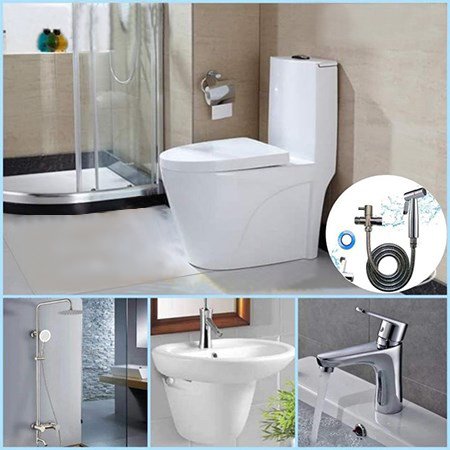 Combo thiết bị vệ sinh cao cấp giá rẻ C01
