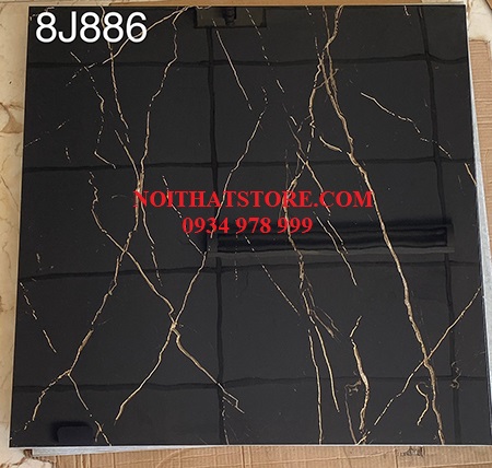 Gạch Trung Quốc 80×80 đồng chất khắc kim 8J886
