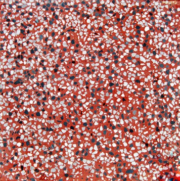Gạch vỉa hè Terrazzo 40×40 trơn màu đỏ