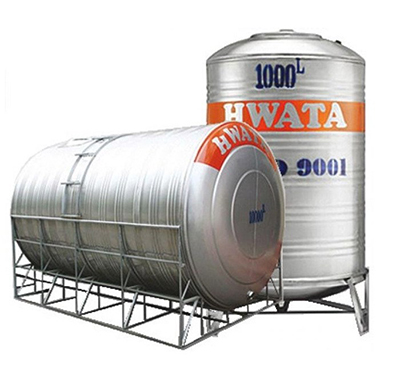 Bồn nước Inox Hwata15000 lít ngang