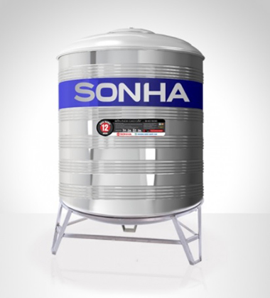 Bồn nước Inox Sơn Hà 2000 lít đứng (ĐK 114)