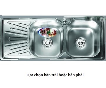 Chậu rửa chén Inox Sơn Hà S100