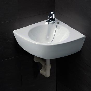 Chậu rửa treo tường góc Caesar L2014