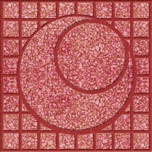 Gạch vỉa hè 40×40 QP4 màu đỏ