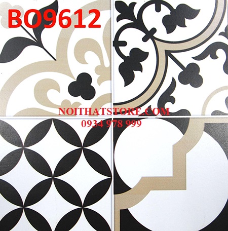 Gạch bông giả cổ Prime 30×30 BO9612