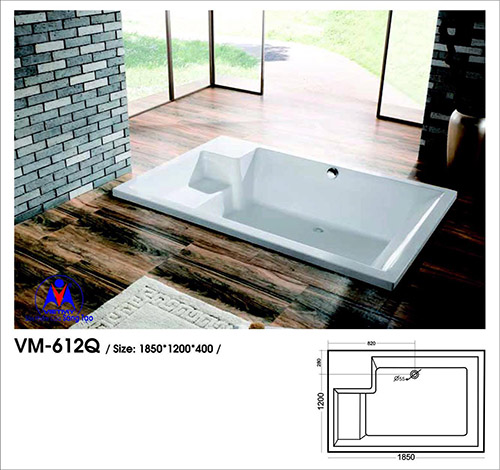 Bồn tắm Việt Mỹ VM-612Q