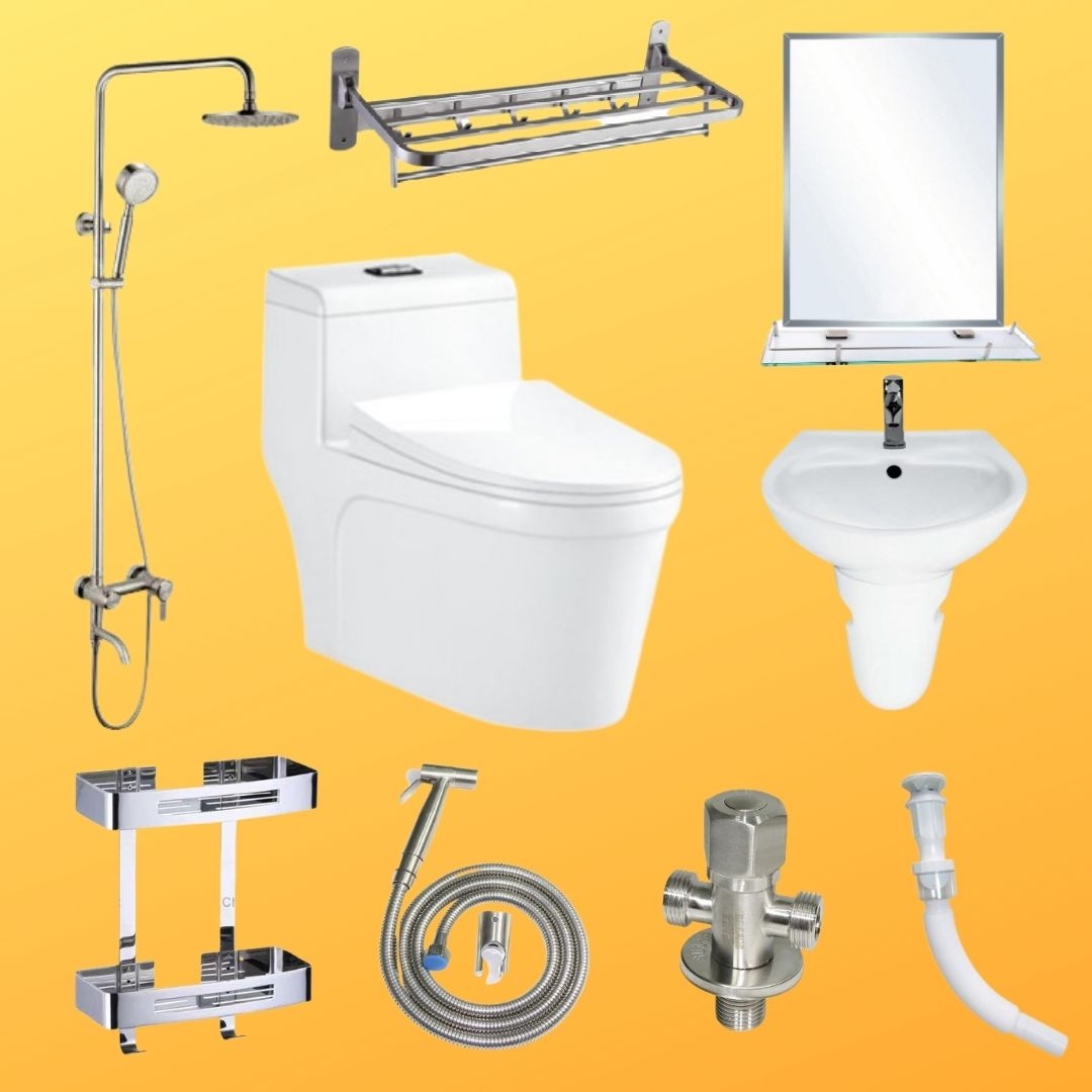 Combo bộ nhà tắm Luxury 13