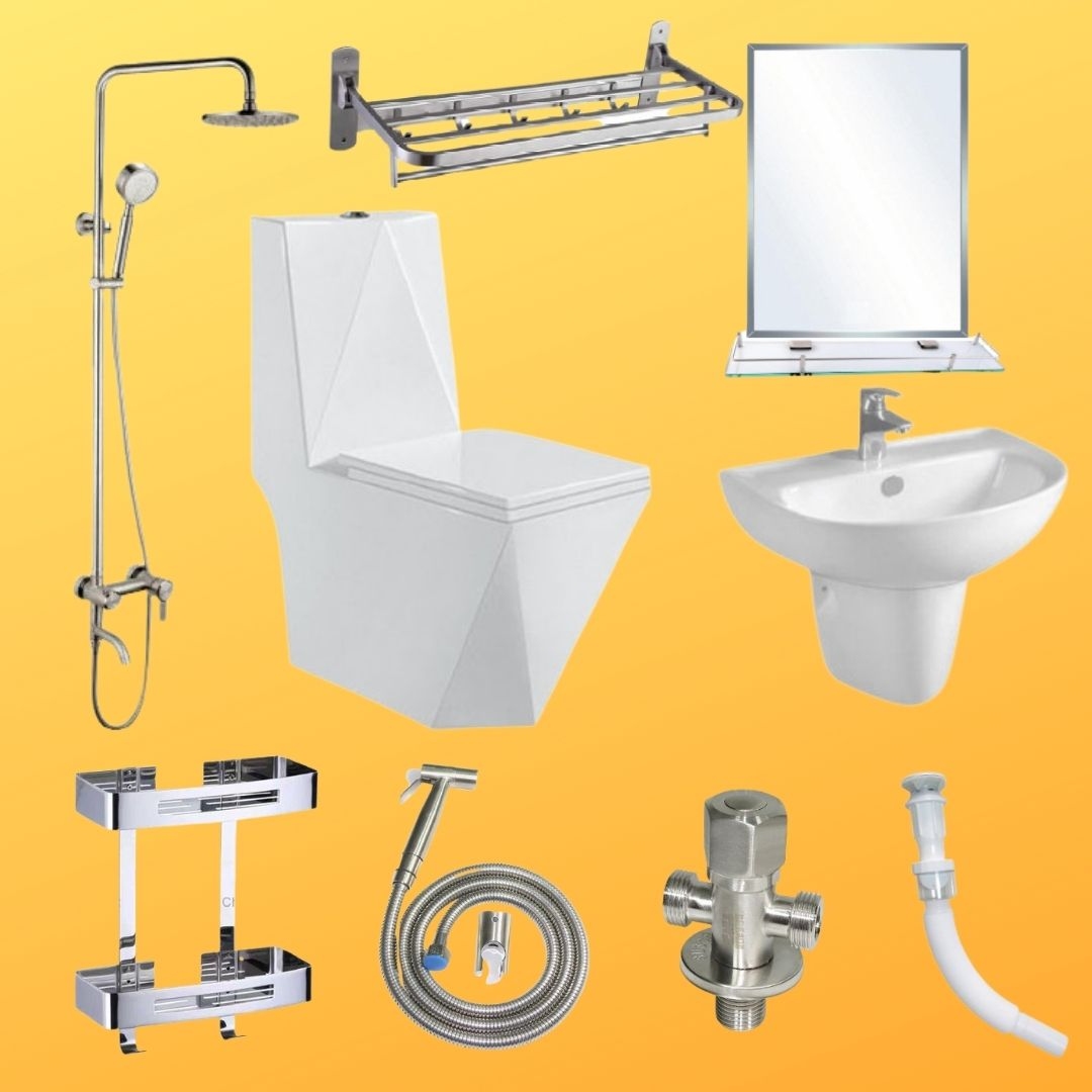 Combo bộ nhà tắm Luxury 15