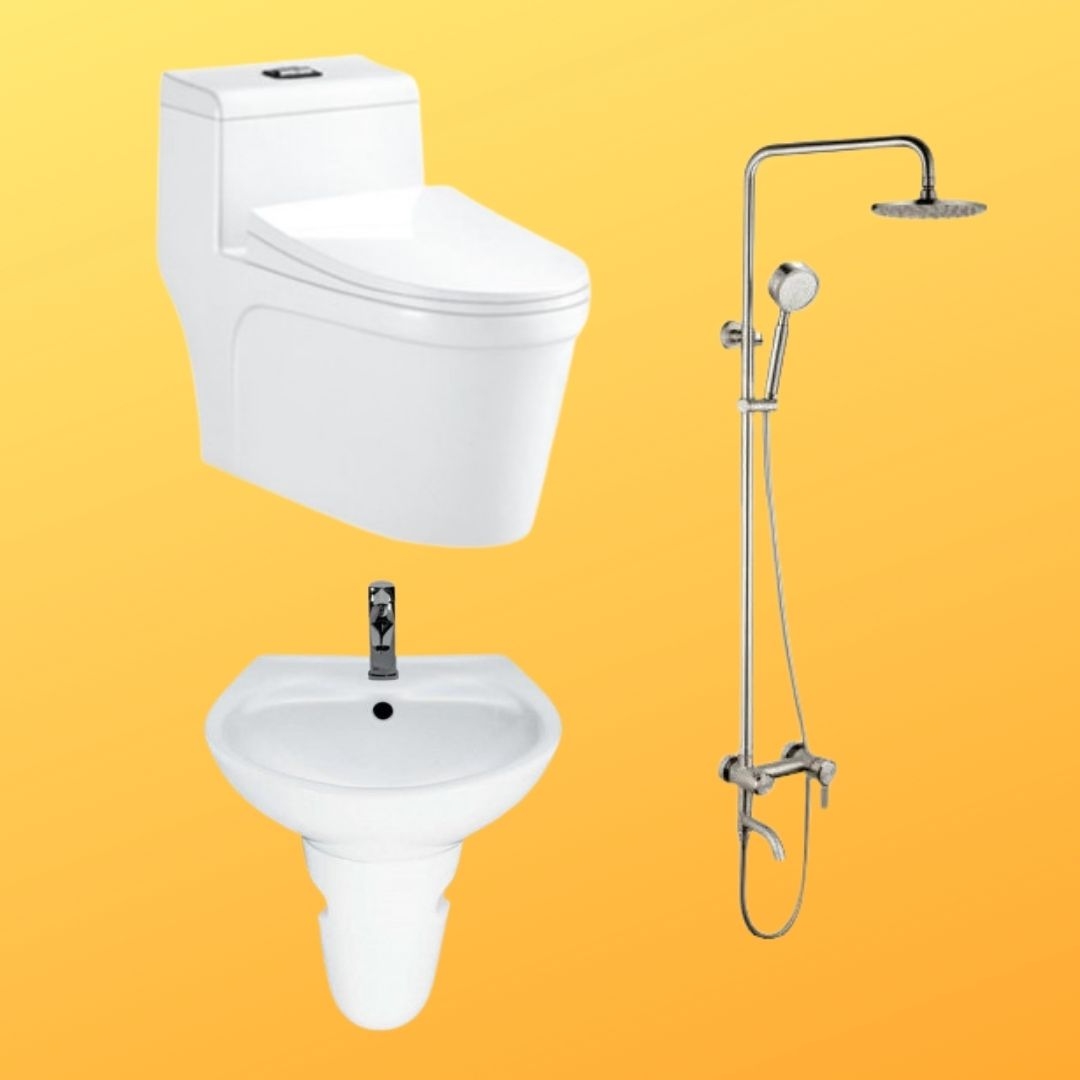 Combo bộ nhà tắm Luxury 16