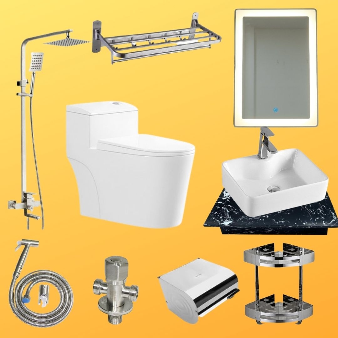Combo bộ nhà tắm Luxury 20