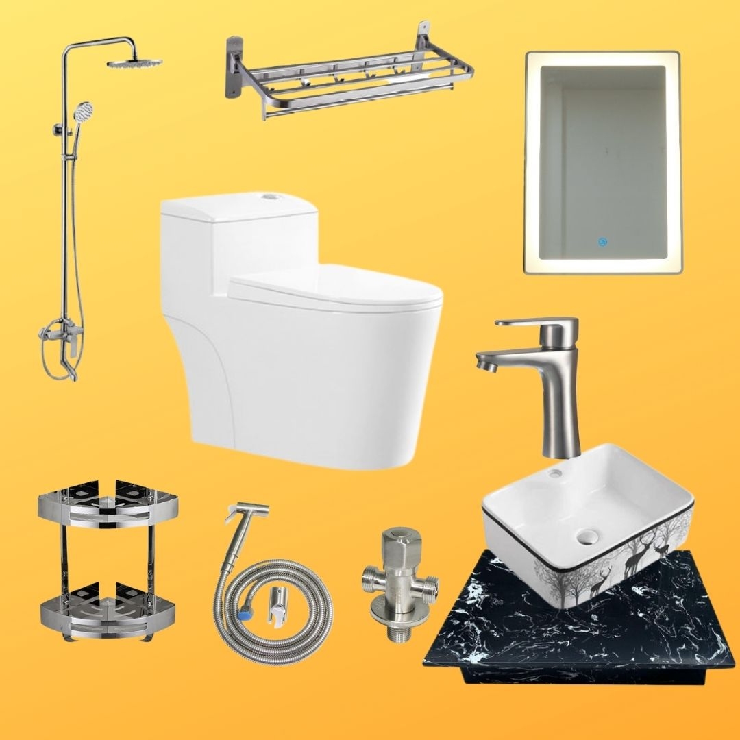 Combo bộ nhà tắm Luxury 23