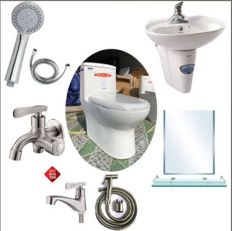 Combo bộ nhà tắm vệ sinh giá rẻ