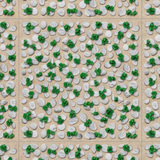 Đá sân vườn Đồng Tâm 4040GREENERY005