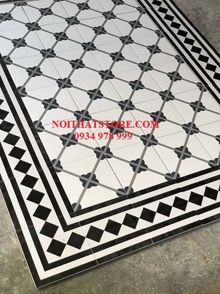 Gạch bông giả cổ 20×20 thảm ghép 13