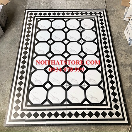 Gạch bông giả cổ 20×20 thảm ghép 17