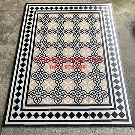 Gạch bông giả cổ 20×20 thảm ghép 5