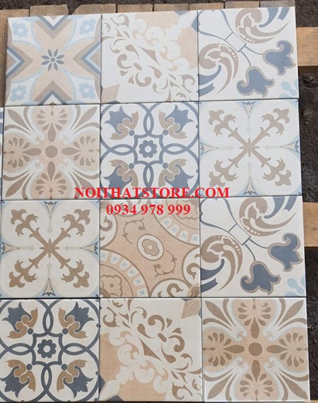 Gạch bông giả cổ 20×20 tổng hợp mẫu