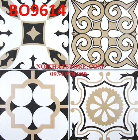 Gạch bông giả cổ Prime 30×30 BO9614