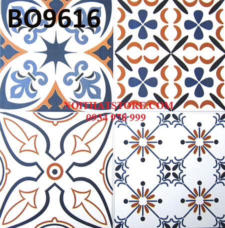 Gạch bông giả cổ Prime 30×30 BO9616