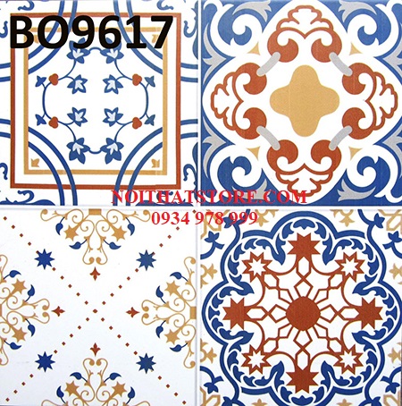 Gạch bông giả cổ Prime 30×30 BO9617