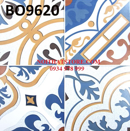 Gạch bông giả cổ Prime 30×30 BO9620