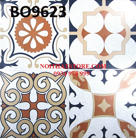 Gạch bông giả cổ Prime 30×30 BO9623