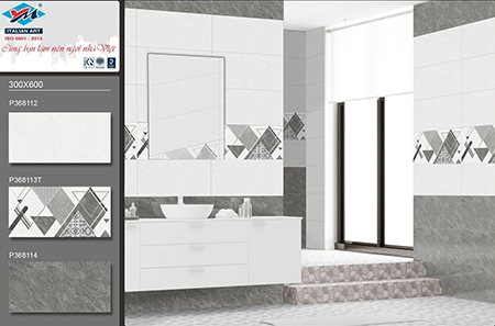 Gạch đá ốp tường Ý Mỹ 300×600 P368112-368113T-368114