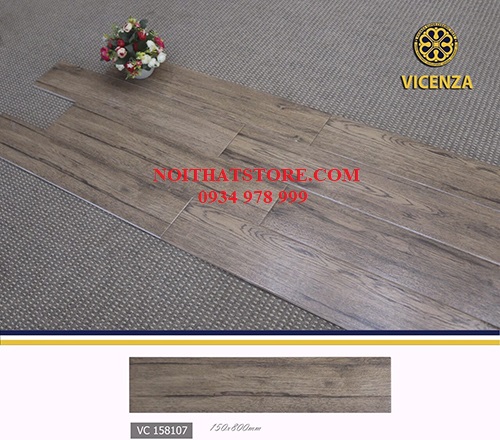 Gạch giả gỗ 15×80 Vicenza VC 158107