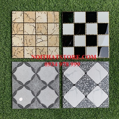 Gạch khắc kim 30×30 mẫu kẻ ô