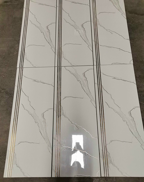 Gạch lát cầu thang 47×120 trắng vân xám siêu đẹp