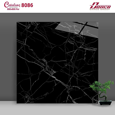 Gạch lát nền ốp  mặt tiền Catalan 80×80 8086