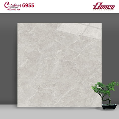 Gạch lát nền đá bóng kính giá rẻ Catalan 600×600 6955