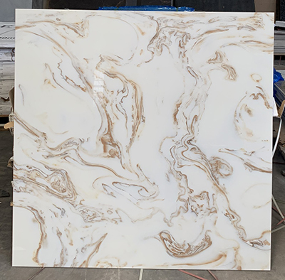 Gạch lát nền Trung Quốc 100×100 kem vân vàng