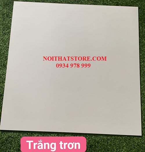 Gạch lát nền Trung Quốc 100×100 trắng trơn