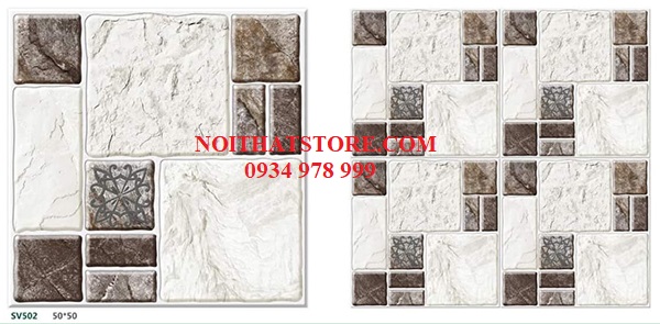 Gạch lát sân vườn 50×50 SV502