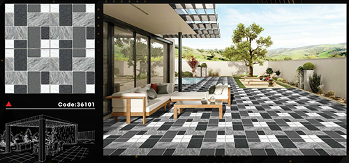 Gạch lát sân vườn 60×60 36101