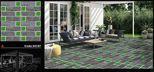 Gạch lát sân vườn 60×60 36107