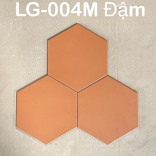 Gạch lục giác giá rẻ 20×23 đơn 1 màu LG-004M