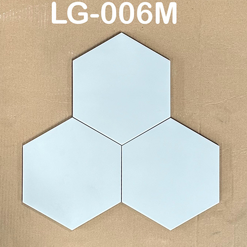 Gạch lục giác giá rẻ 20×23 đơn 1 màu LG-006M