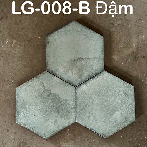 Gạch lục giác giá rẻ 20×23 đơn 1 màu LG-008B