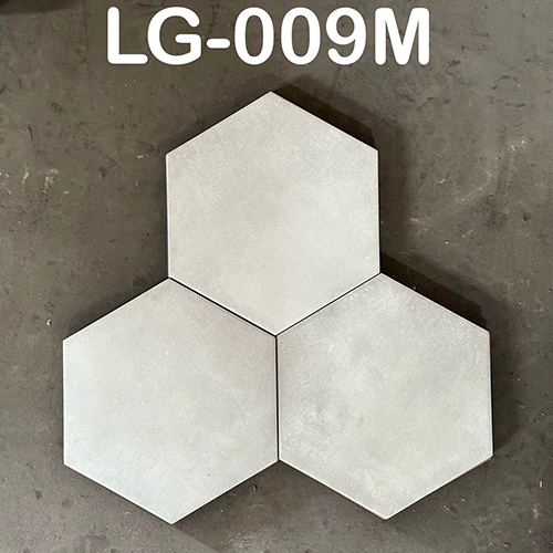 Gạch lục giác giá rẻ 20×23 đơn 1 màu LG-009M