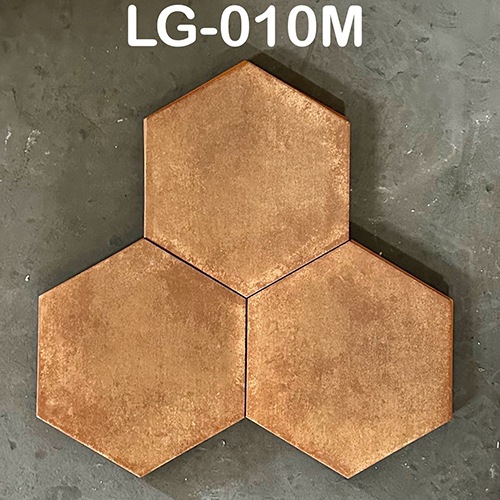 Gạch lục giác giá rẻ 20×23 đơn 1 màu LG-010M