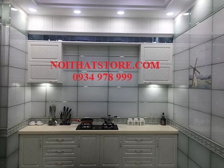Gạch men kính Trung Quốc 30×60 ghi xám